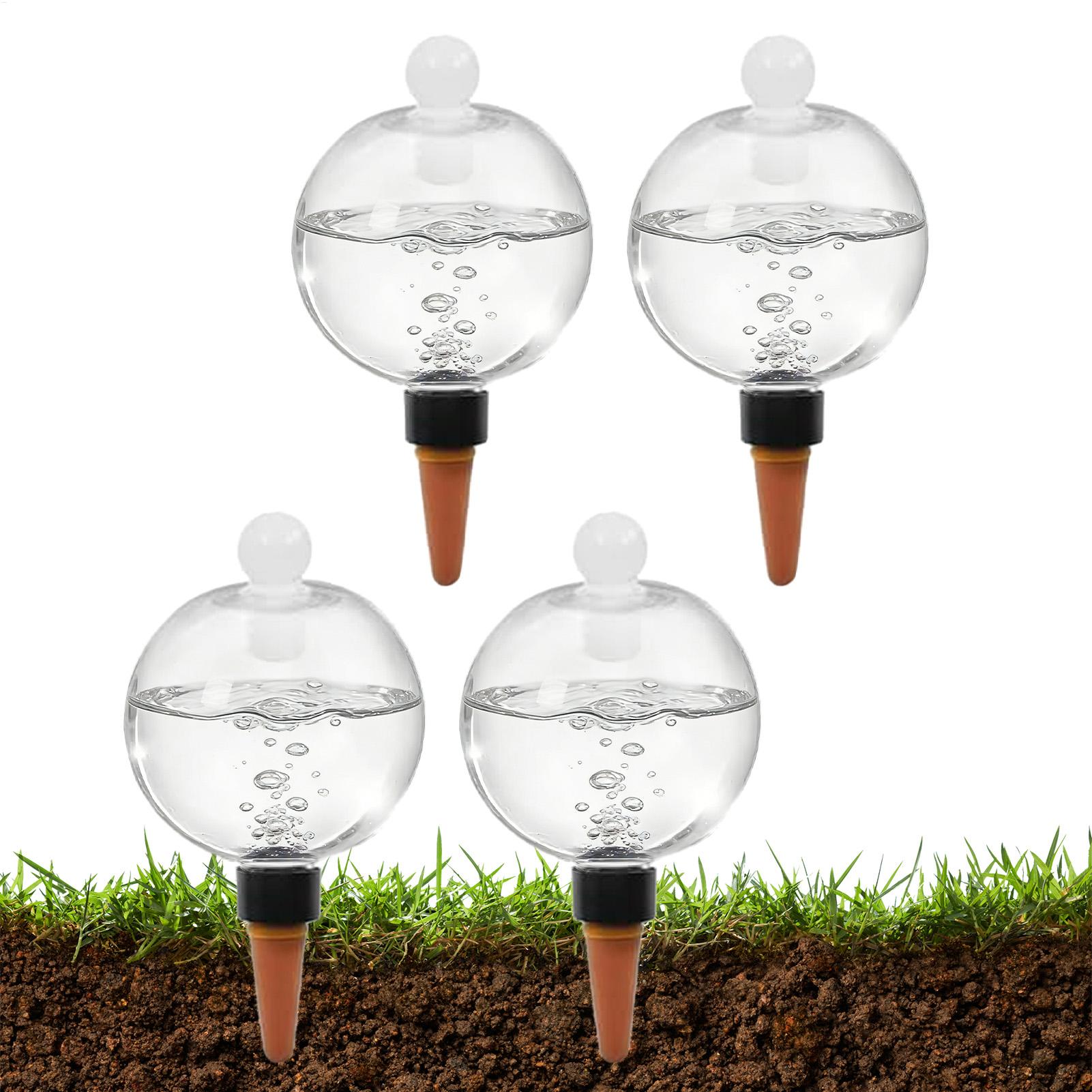 Automatic Plant Waterer - 식물 급수용 전구 4개 500ml 투명