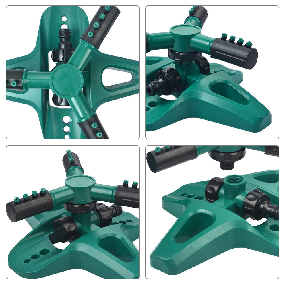 자동 회전식 스프링클러 1개, 360도 회전, 잔디 관 - Gardening Tools Vegetables 리뷰 및 가격